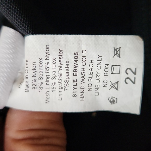 Emerald Bay fringe black swimsuit - Picture 7 of 8